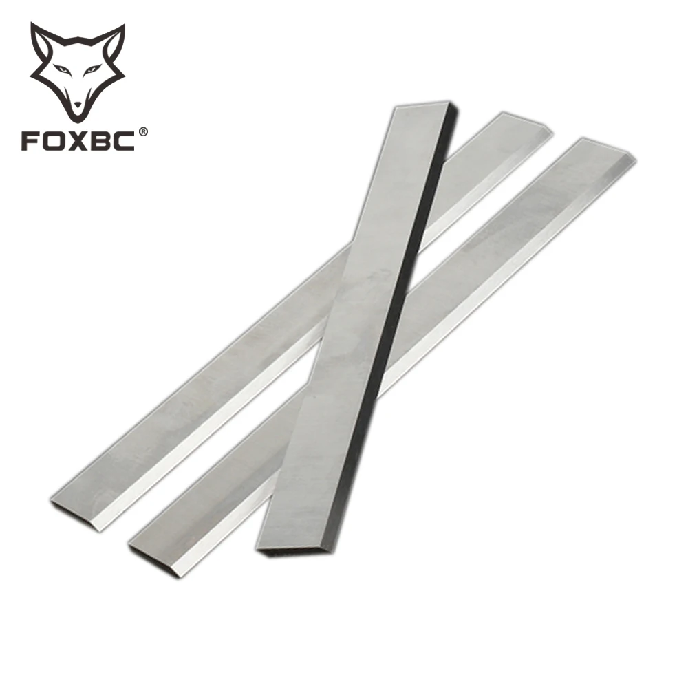 FOXBC 155x17x3mm 조인터 나이프 교체 용 Scheppach passend für C6 06 목공 용 목재 대패 블레이드 3 개 세트