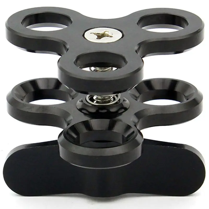 

A73T Aluminum Alloy Ball Joint Arms 3 Section Ball Joint Clamp Mount Fill Light Lamp Holder For Diving Underwater Photography Ac