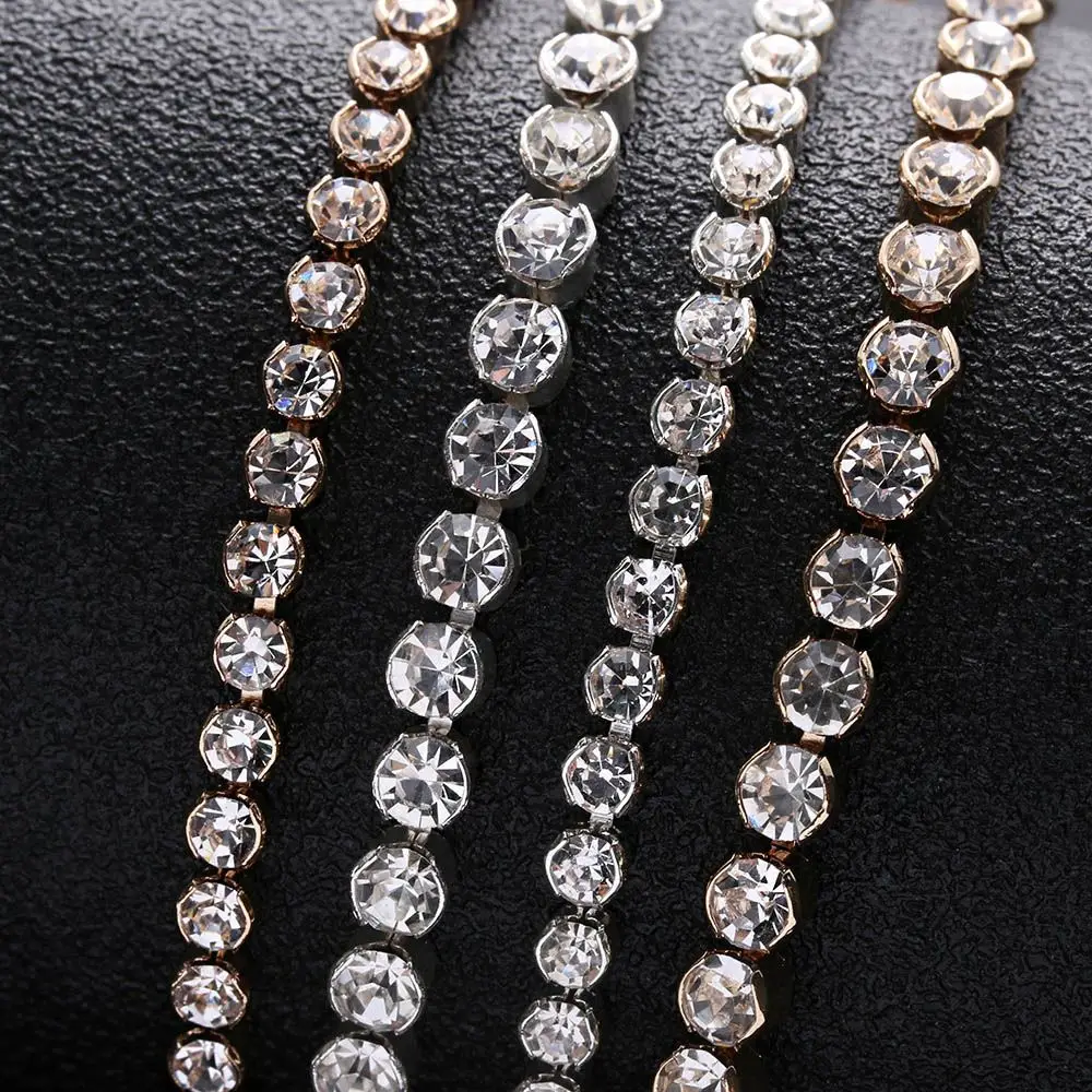 Luxury Charm Austria Crystal Shiny Bracelets Cuff Bangles Hand Chain Fashion Jewelry
