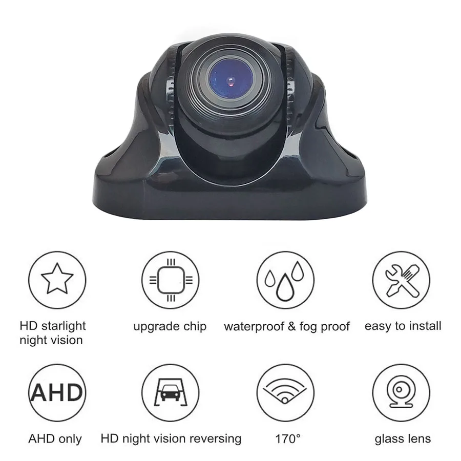 DIYSECUR AHD Camera Car Truck Starlight Night Vision 1080P Rear View Car Camera for RV Bus Truck Car Monitor