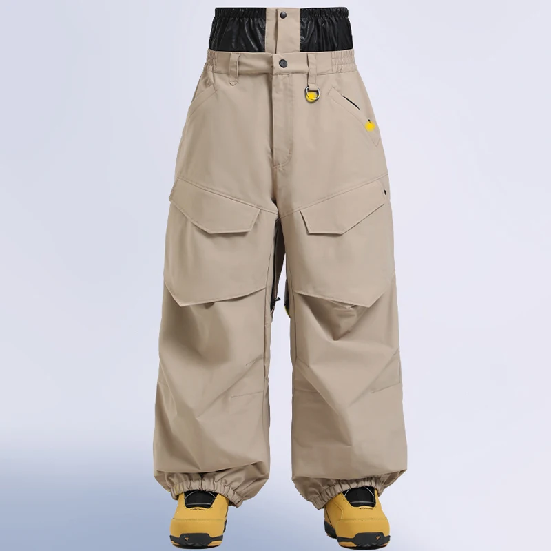 

2025 зимние спортивные брюки для горных мужчин на открытом воздухе, водонепроницаемые женские лыжные брюки, ветрозащитная мужская одежда для сноуборда, одежда для пешего туризма