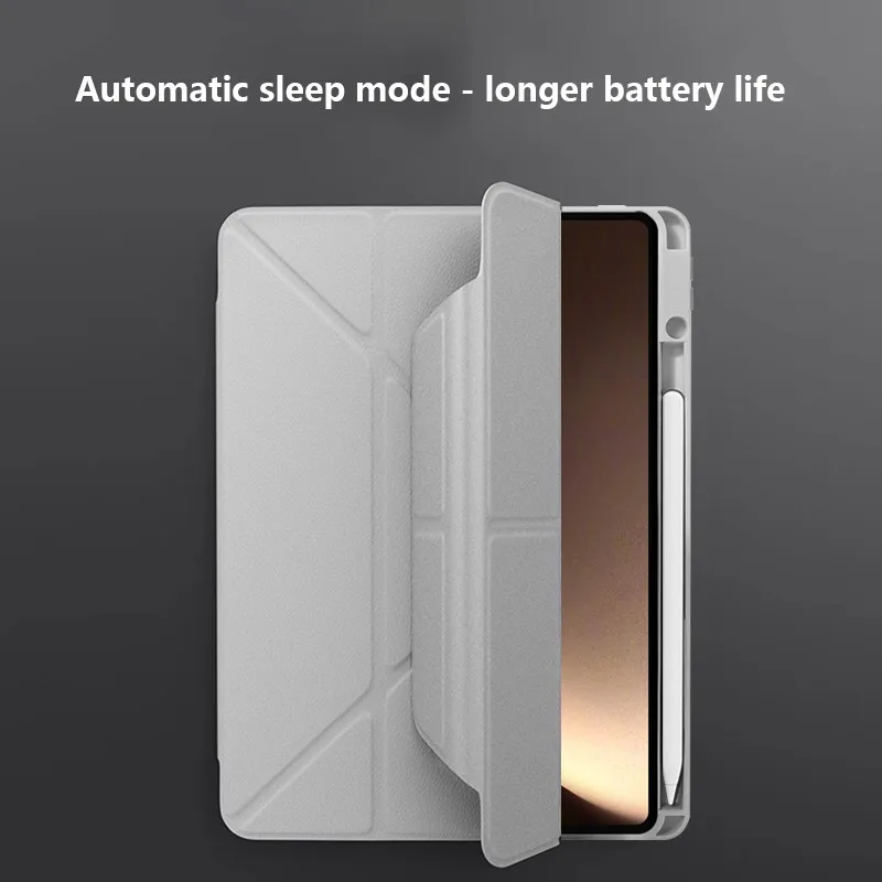 Foldable Acrylic Transparent Case for Honor Pad GT2 Pro 12.5 2025 12.5 inch with Pencil Holder Stand Case