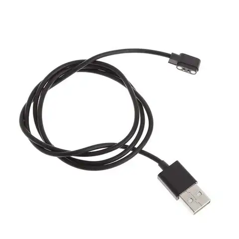 Magnetic USB Charging Cable for Smart Watch, Universal 2-Pin Charger for 2.84/4/7.62mm Pin Distance
