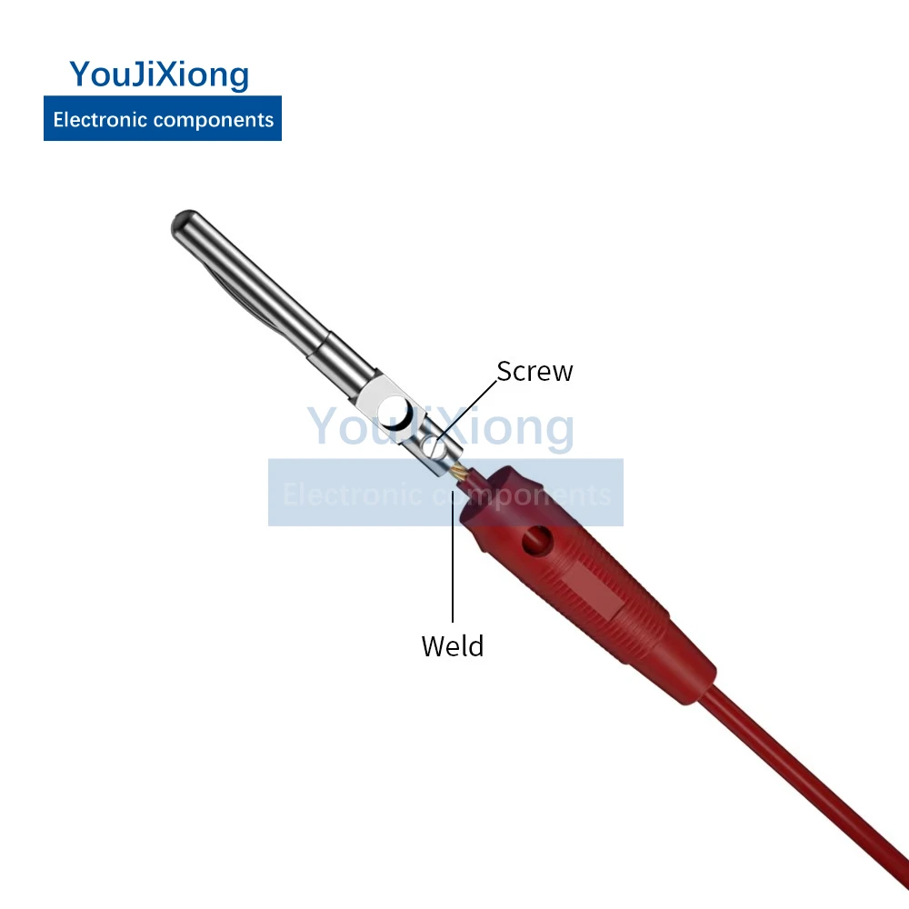 10 ชิ้น 30A High Current ทองแดงบริสุทธิ์ชุบนิกเกิล Solderfree Single Pin 4 มิลลิเมตร Bullet Stick ทนต่อการเสียบและถอดปลั๊ก