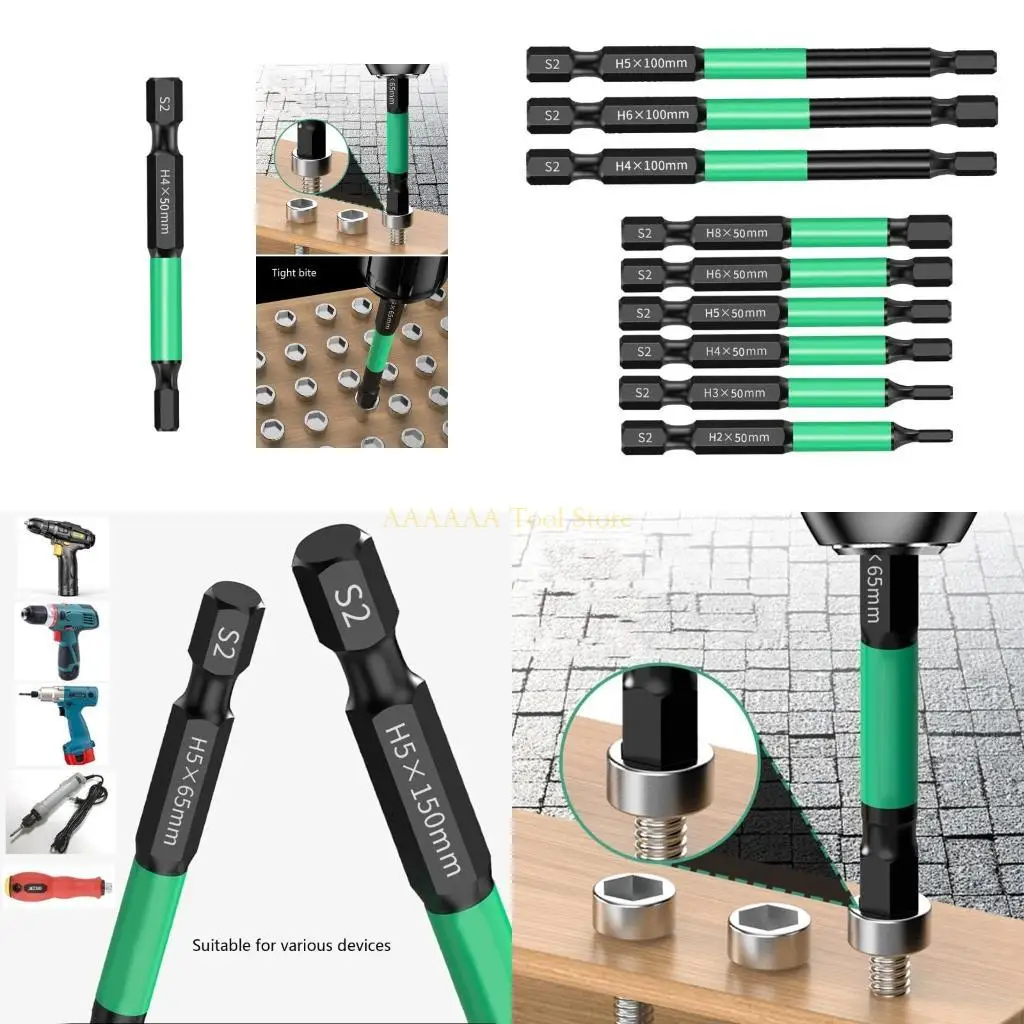 A2BE Impact Resistant Insert Bit High Torque Head Power BitAlloy Steel