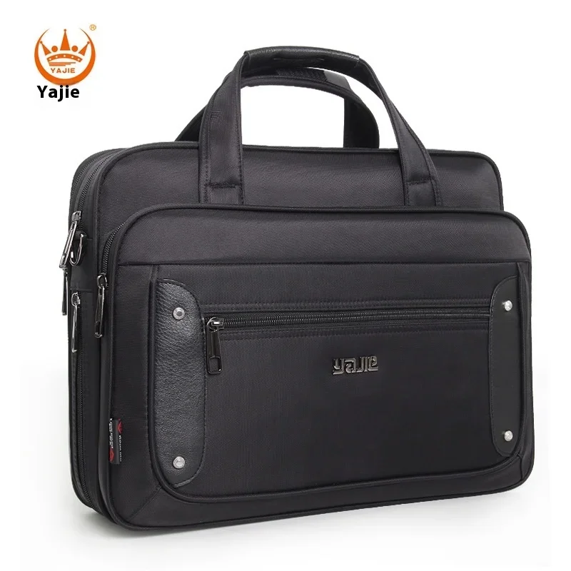 Large Capacity Briefcase Bag Men Business Bags 14 15.6 inch 17 inch 19 Laptop Bag Shoulder Bags Canvas Handbags Messenger Bag