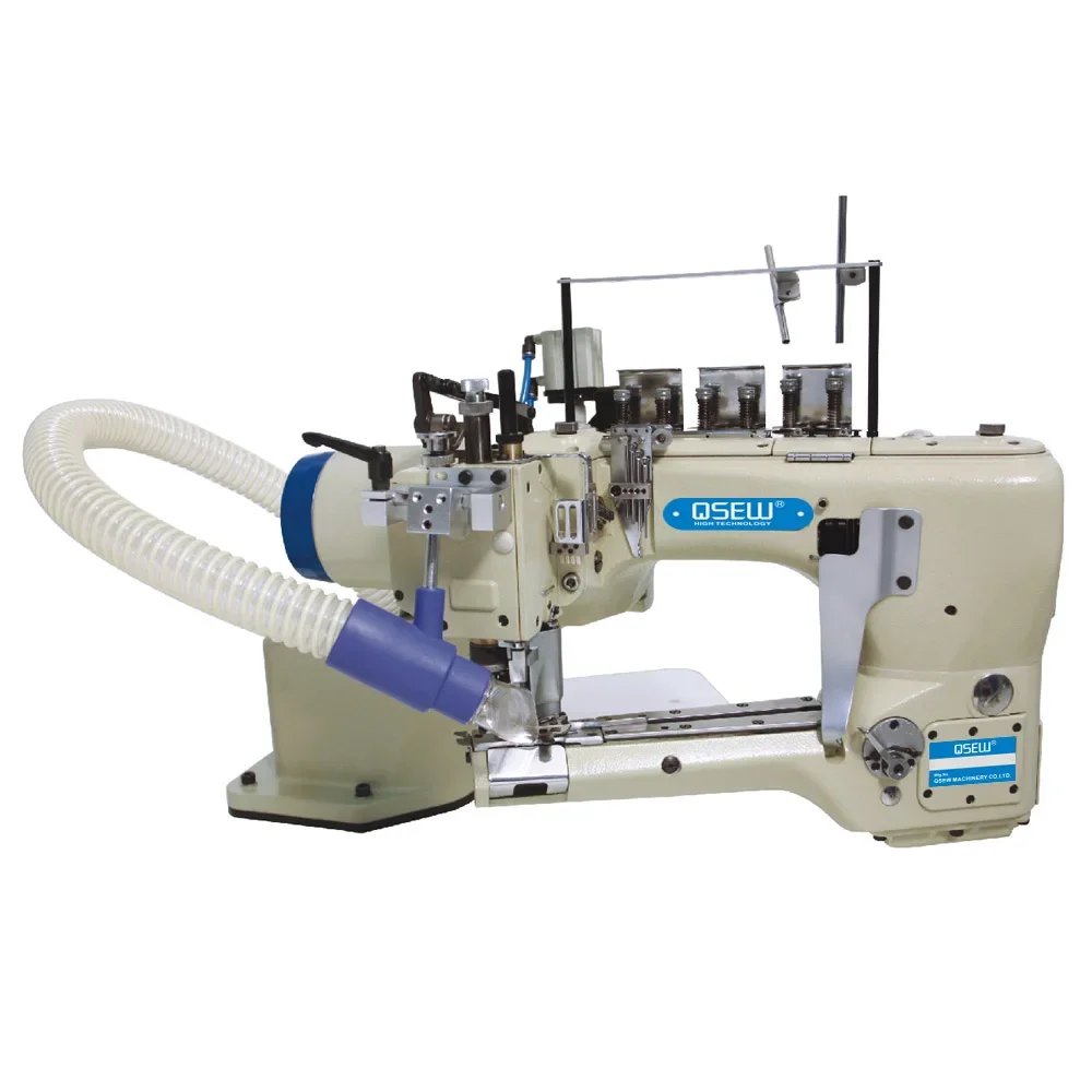 QS-62G 4 needle 6 thread Feed off arm flat seamer machine Chainstitch Industrial Sewing Machine