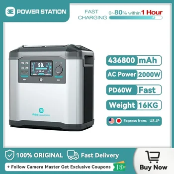 ALLPOWERS 단결정 태양 전지 패널, S2000 프로 MPPT 파워 스테이션용 휴대용 태양열 충전기, 2400W 전원 공급 장치, 600W, 400W, 200W 