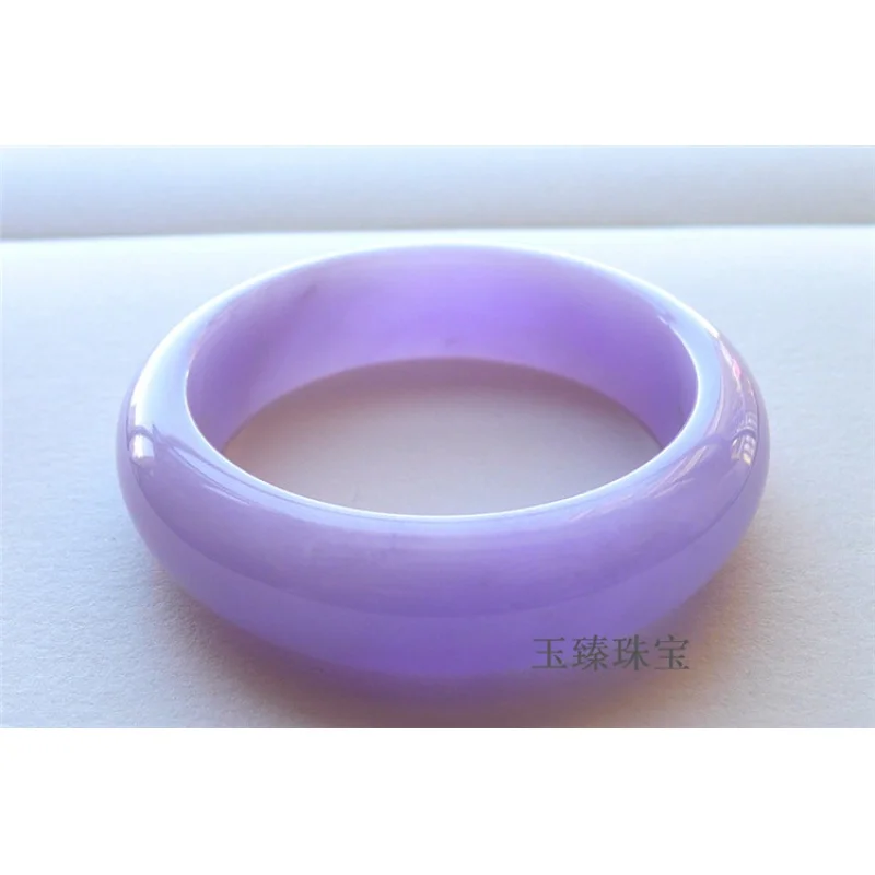 Myanmar Mine Timber Ice Waxy Kinds Violet Jade Bracelets Purple Bracelet