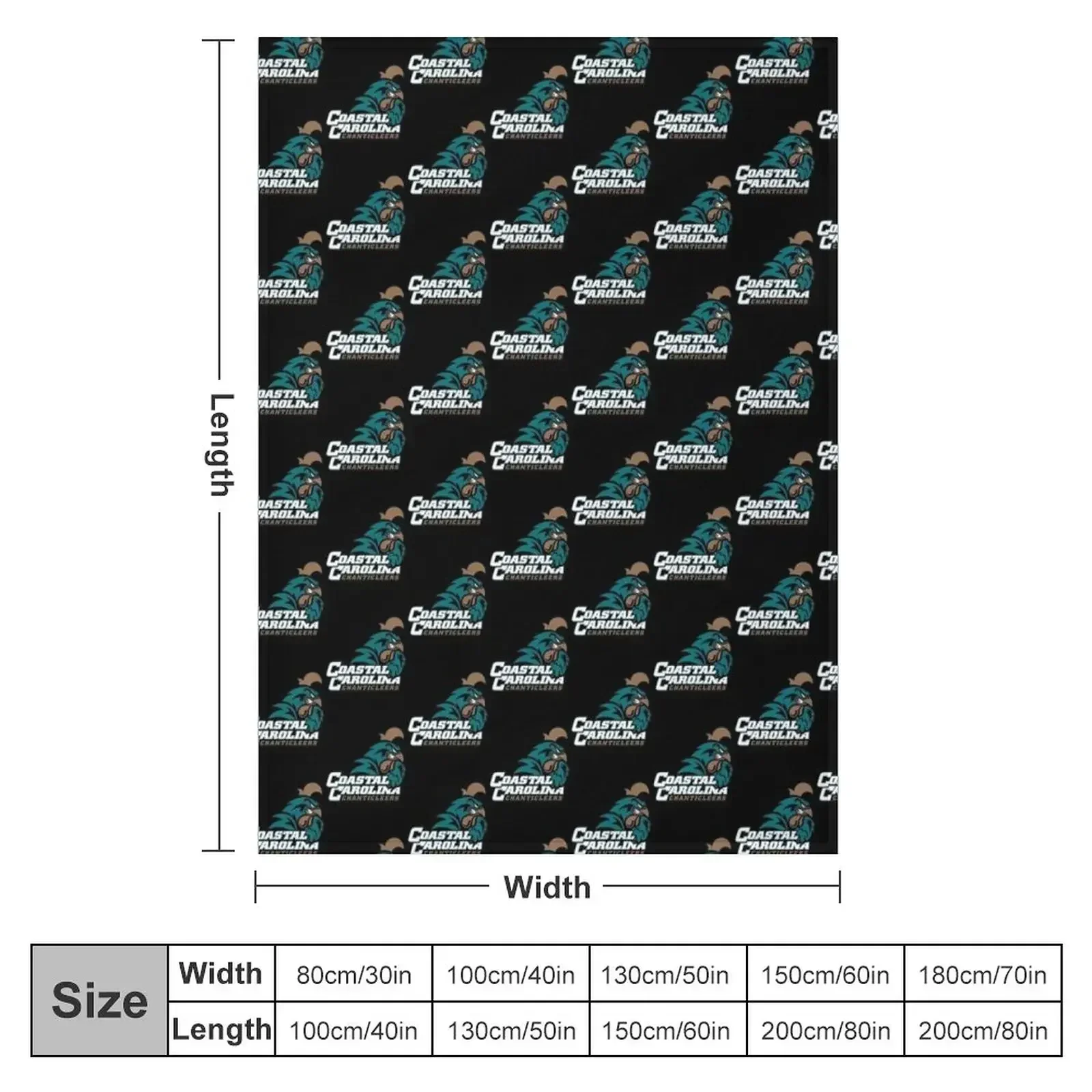 Coastal Carolina Chanticleers Throw Blanket Single Summer Beddings warm for winter Blankets Sofas Of Decoration Blankets