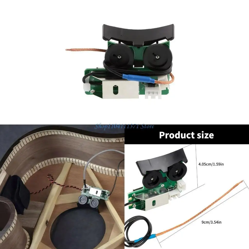 Tail Nail Pickup VT1 Acoustic Guitar Pickup System With Mic Beat Board EQ Tuner Piezo Pickup Equalizer System Enduring