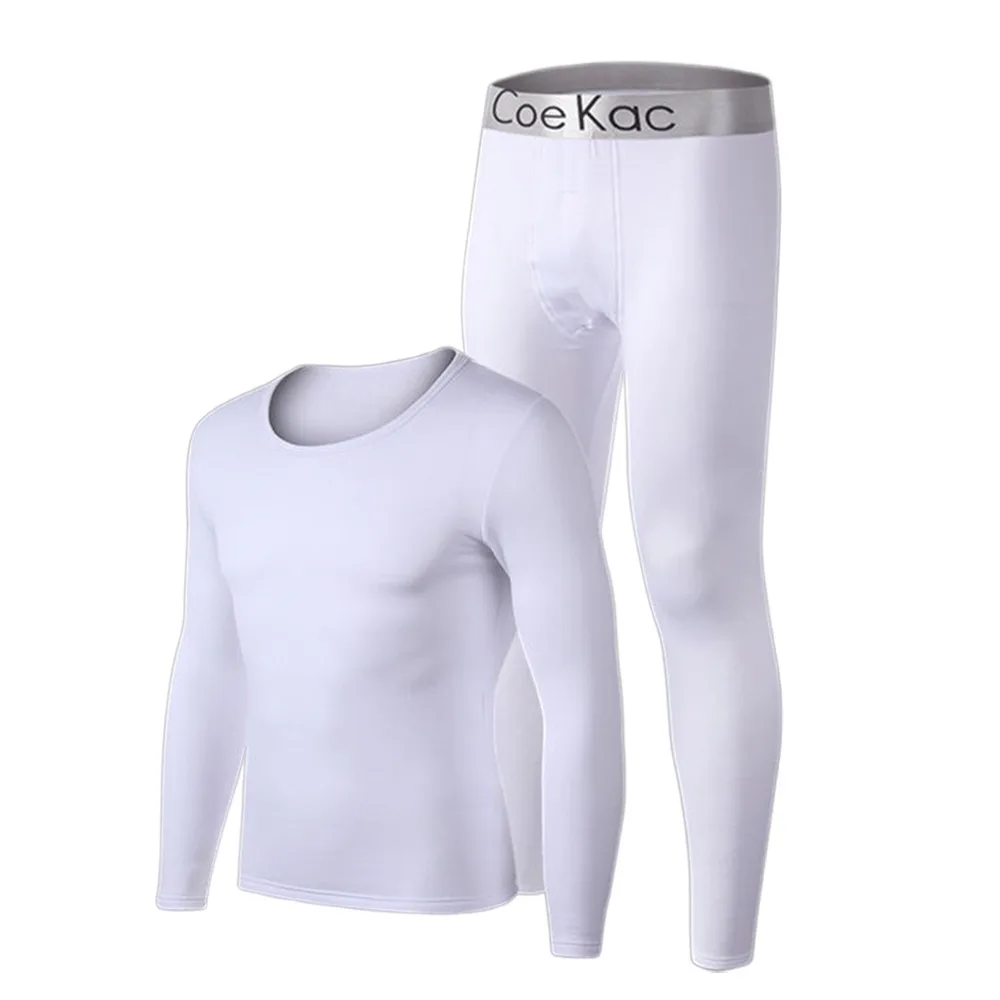 

Зимний комплект термобелья для холодной погоды, высокая эластичность, приятные для кожи, теплые кальсоны для мужчин, базовый слой, мужские термобелье