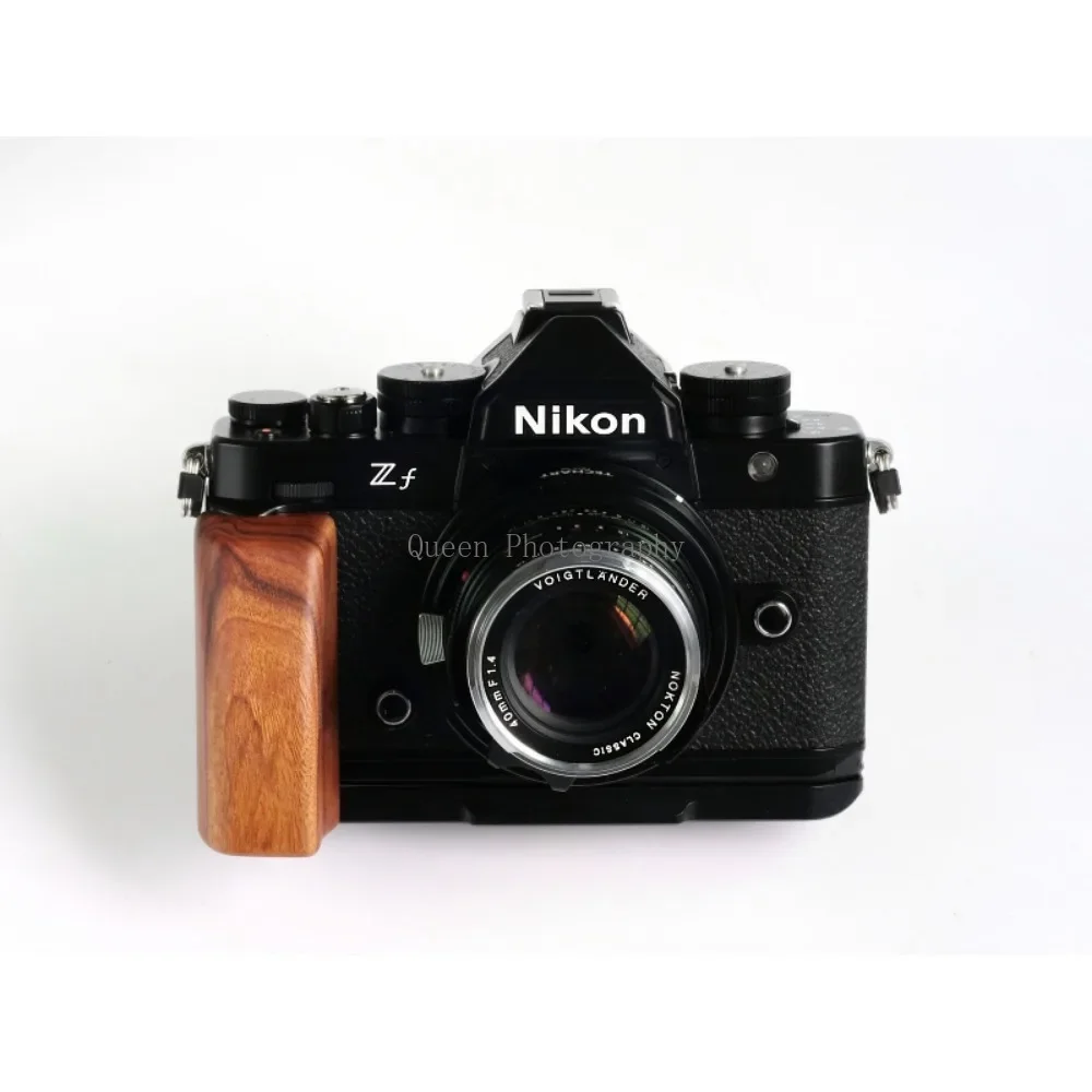 

Quick Release Wood Hand Grip L Plate Bracket Tripod Base for Nikon ZF Digital Camera Arca-Swiss RSS напальчники для игры 손가락 장갑