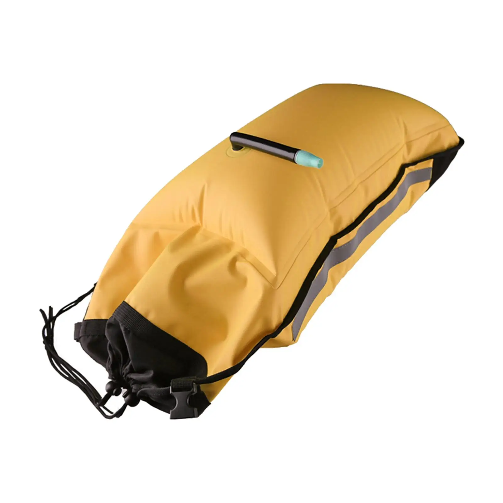 Canoe Kayak Inflatable Boat Paddle Float Safety Bag with Quick Release Buckle Dual Air Chambers