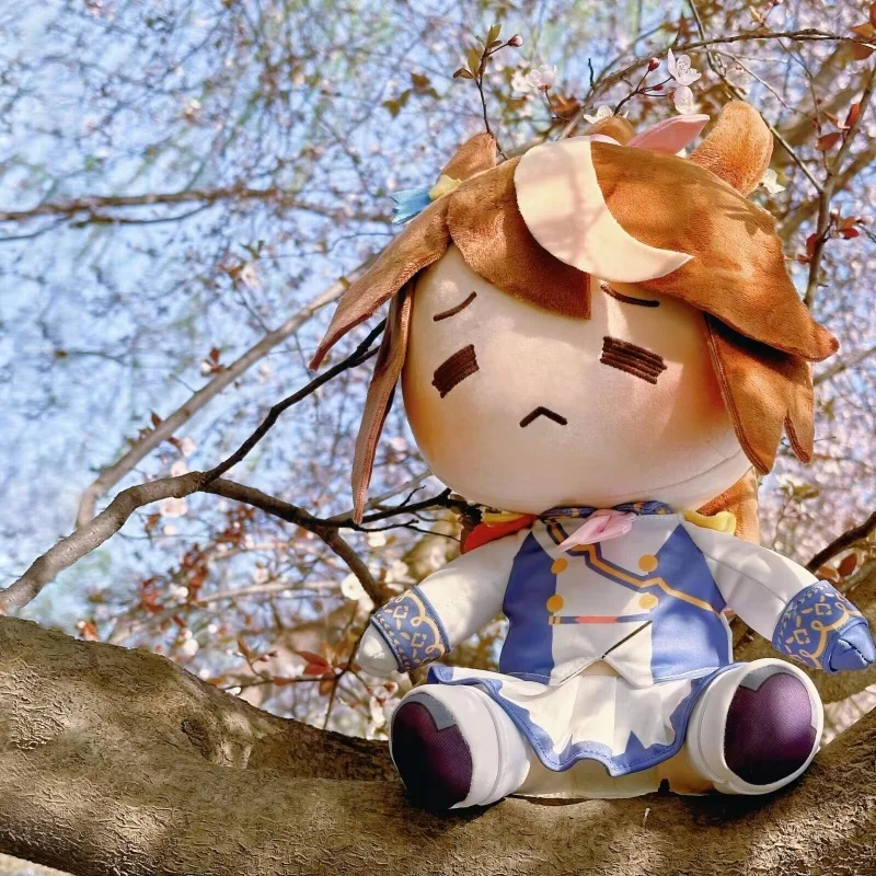 Uma Musume Pretty Derby Tokai Teio Plush Doll Soft Stuffed Anime Peripheral For Adult Anime Fans Collection Home Decor Gift
