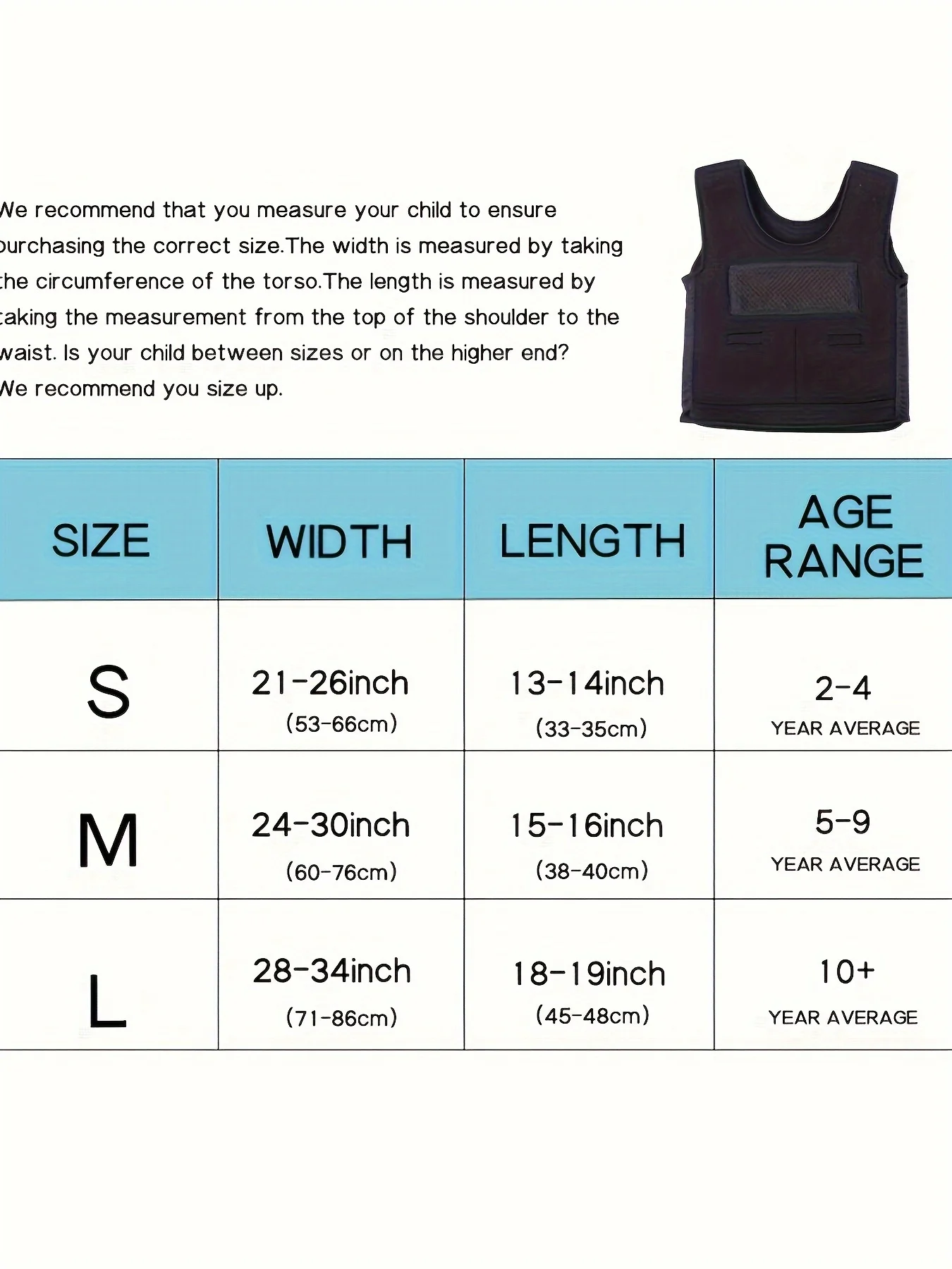 Sensory Compression Vest Deep Pressure Comfort for Autism, Hyperactivity, Mood Processing Disorders, Breathable, Form-Fitting