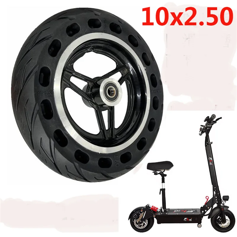 Electric scooter 10x2/2.125/2.25/2.50 solid tire whole wheel 10 inch tire inner tube outer tire explosion-proof