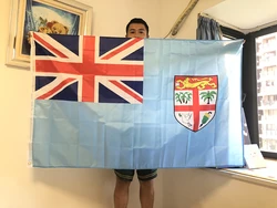 SKY Fiji bandera nacional de poliéster para exterior e interior