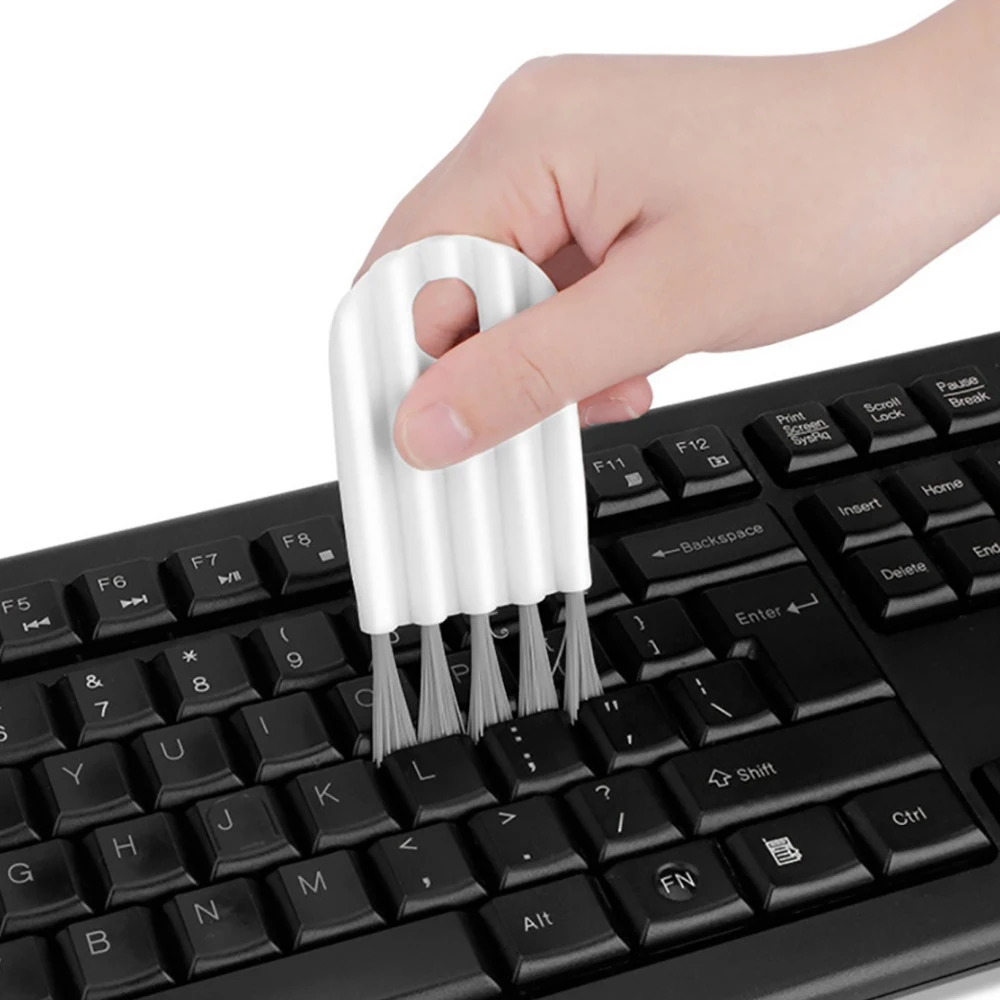 NEW Cleaning Brush Keyboard Cleaning Brush Household Groove Gap Pointing Decontamination Cup Cover Brush Small Tool Wholesale