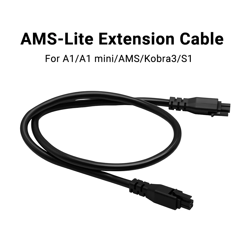 

Кабель-удлинитель For Lab AMS Lite без магнитного кольца, с резиновым покрытием, 4-контактный, штекер-штекер, оригинальный кабель для A1 A1 Mini