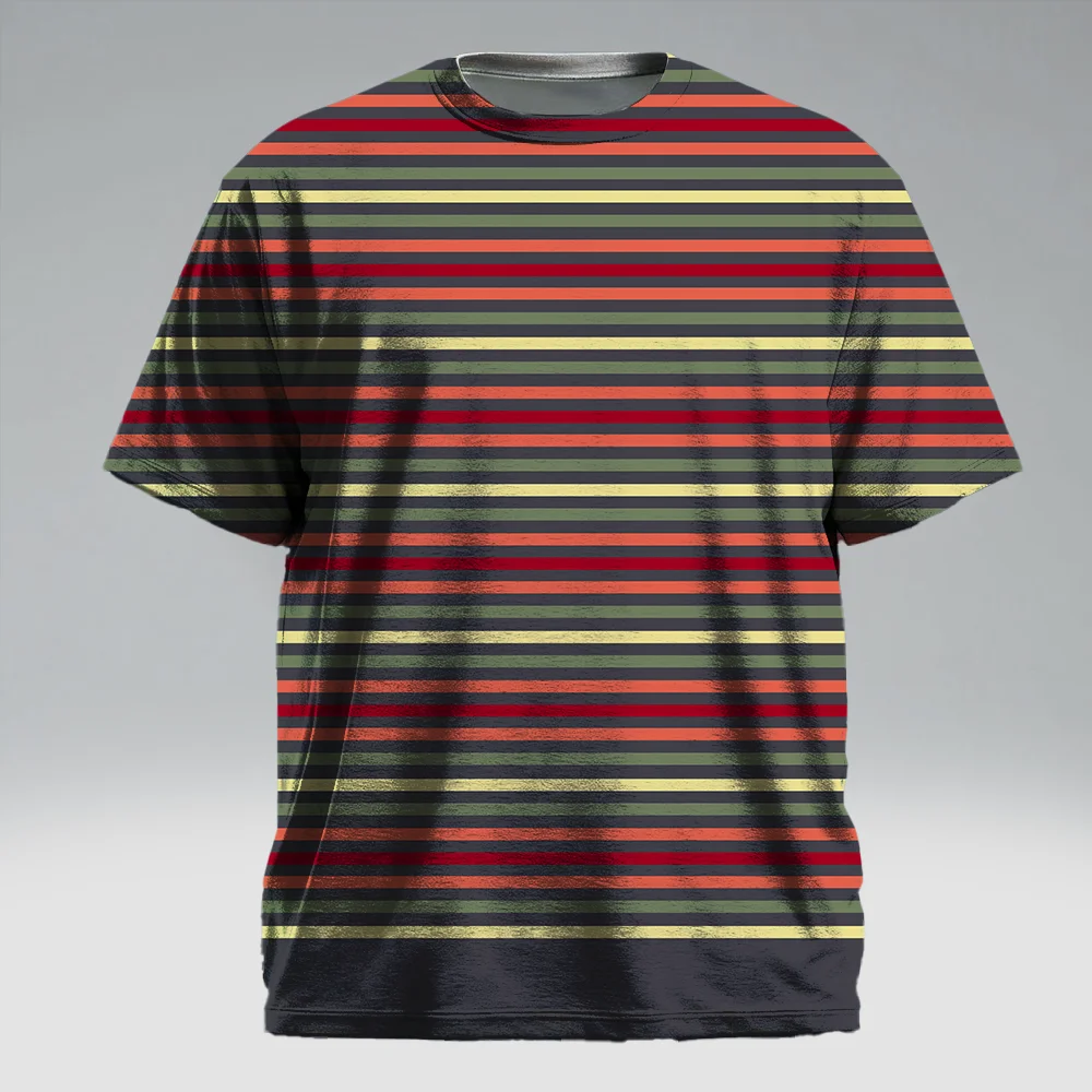 

Мужская футболка с коротким рукавом больших размеров S-9xl: клетчатый шикарный стиль, элегантные мини-клетчатые принты, устойчивые к морщинам, идеально подходят для повседневного использования