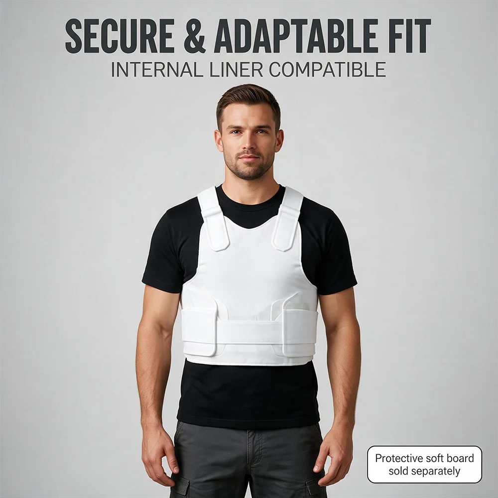Adjustable Outdoor Hunting Vest with White Frame