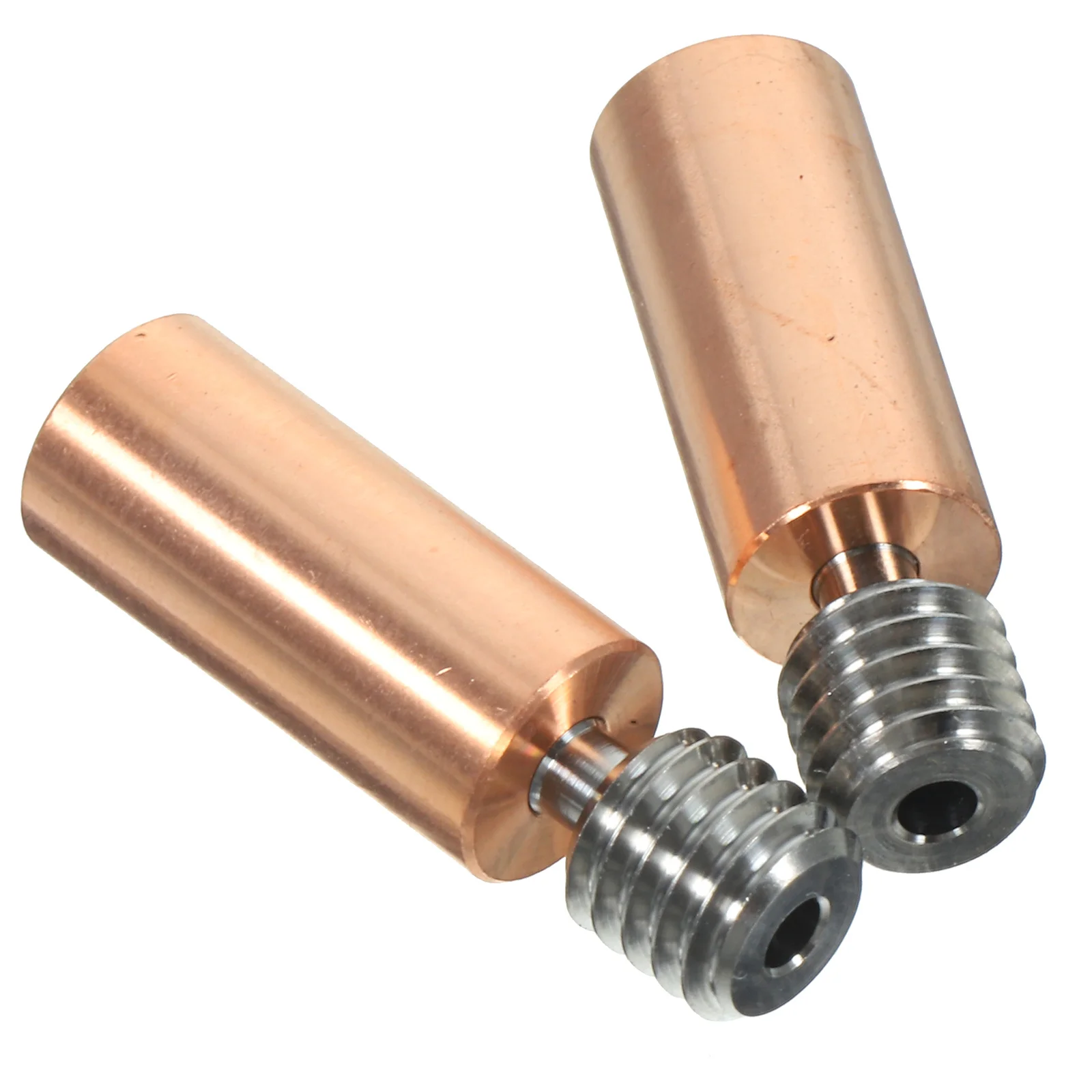 2 قطعة ملحقات الطابعة ثلاثية الأبعاد ثنائية المعدن كسر الحرارة السلس الحلق أنبوب دائم غير قابل للصدأ طويلة الأمد عزل ممتاز سهلة الاستخدام