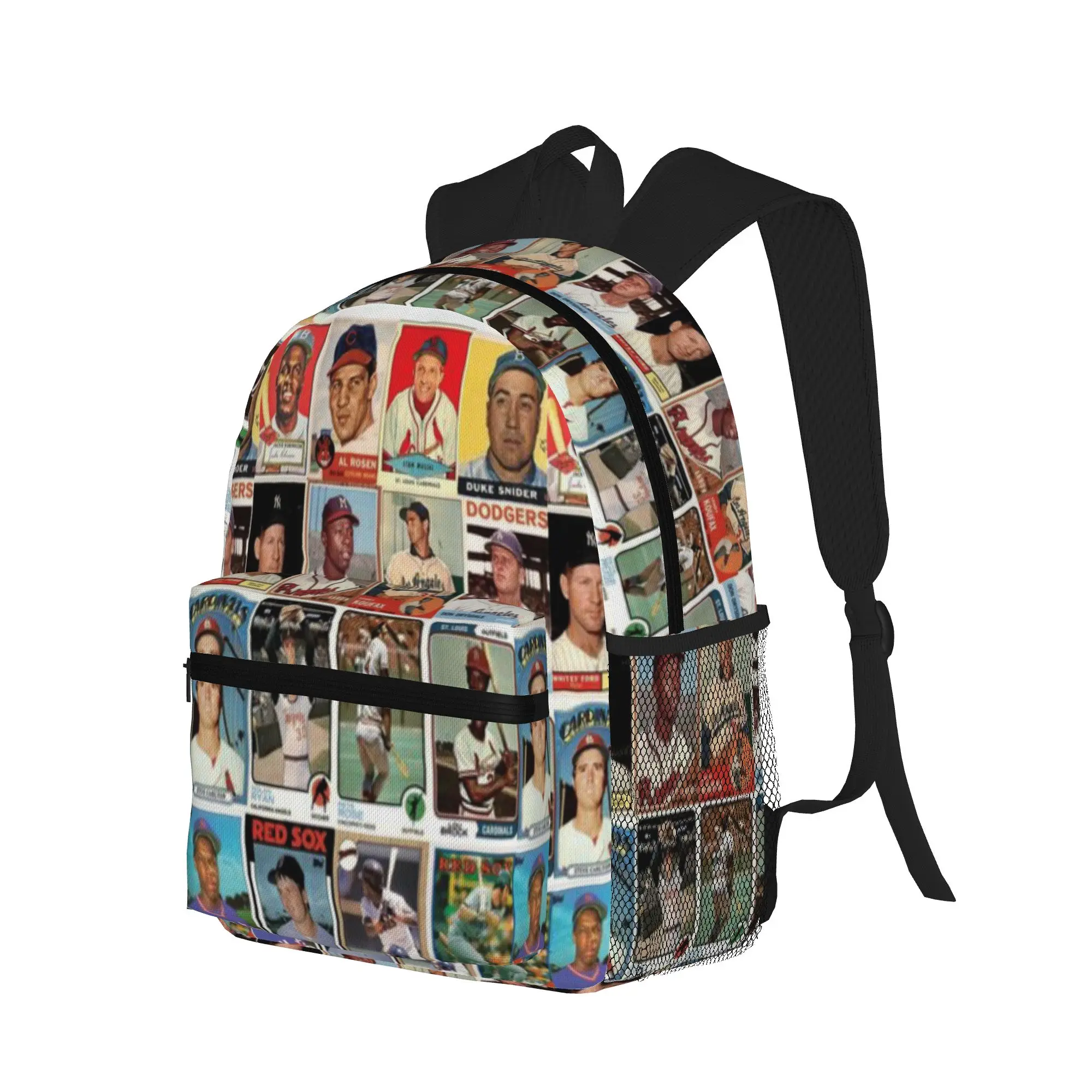 Baseball Through the Years  Casual Backpack for Students and Adults Student