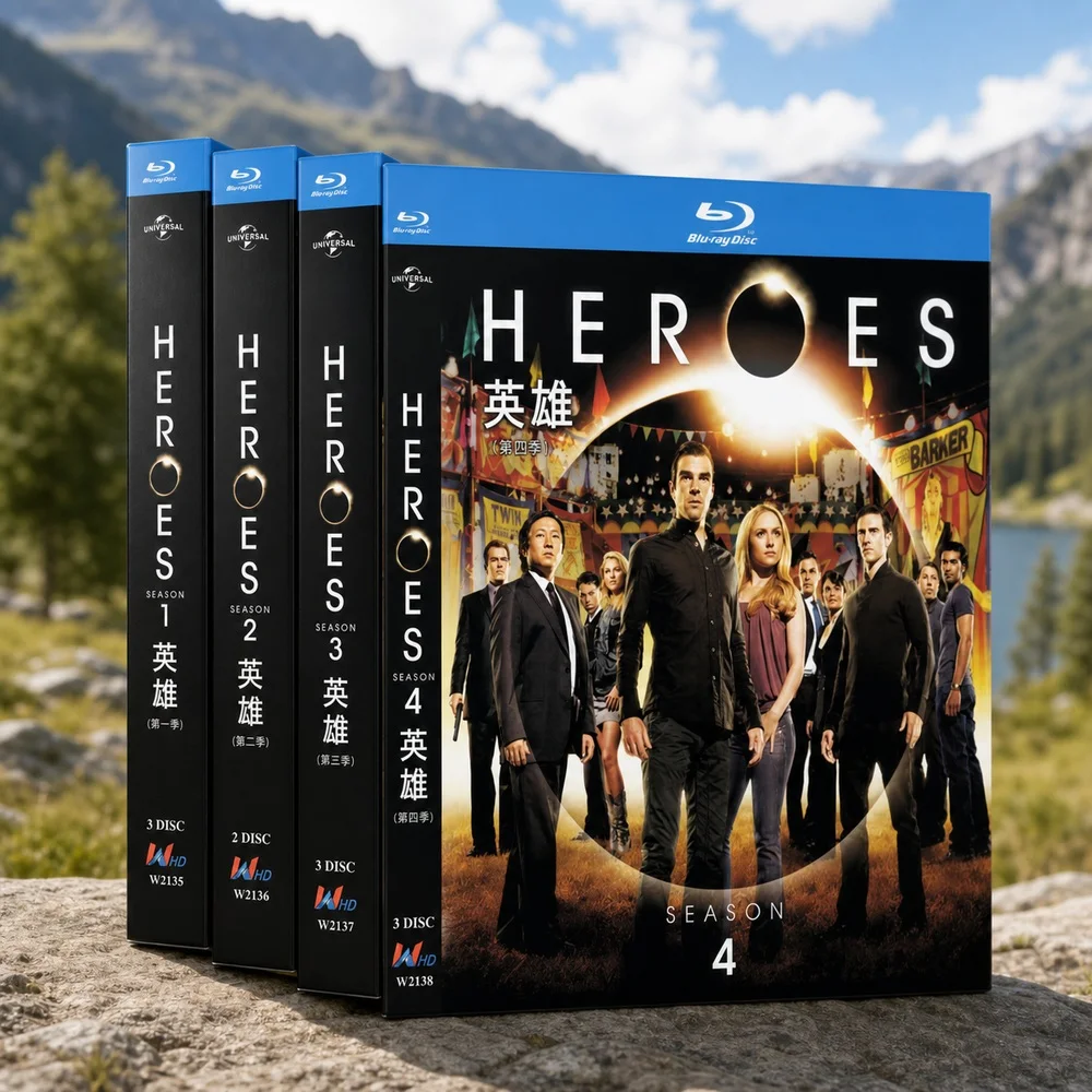 BD Blu-ray High-Definition Sci-Fi TV Series Heroes Seasons 1-4 11-Disc Box Set