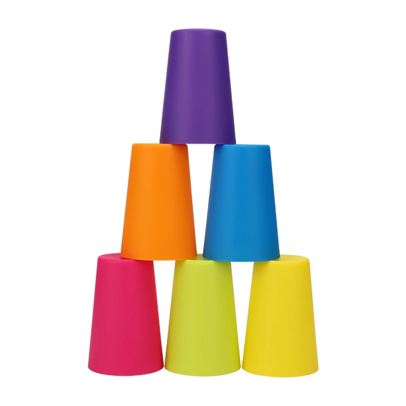 Stacking Tower Cup Toy for Children: Logic Thinking Cups, Color Cognition, 6 Tower Cups, 54 Cards
