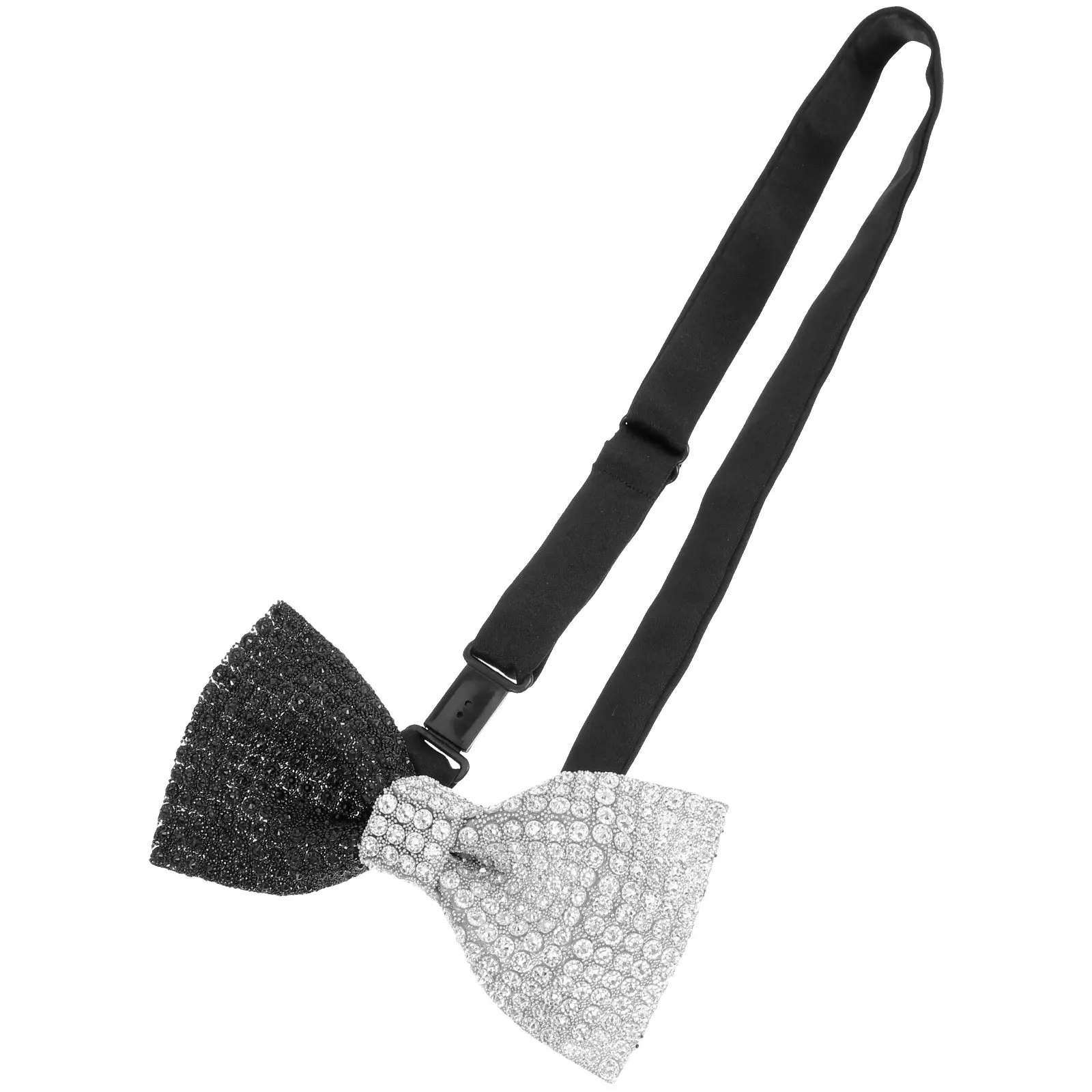 

Декоративный галстук-бабочка со стразами, готовый к использованию, для мужчин, для свадьбы, вечеринки, банкета, стильный аксессуар, галстук-бабочка со стразами для мужчин