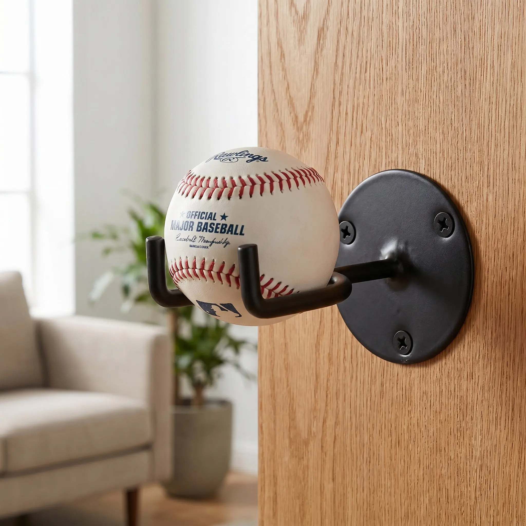 Balls Display Stand Holder Baseball Wall Mount Floating Rack Holders Stands Racks