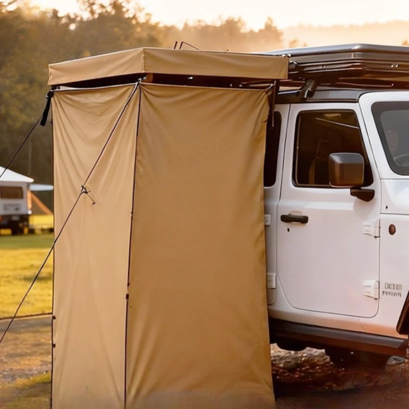 Foldable Shower Tent Outdoor Sunscreen Changing Tent Quick Setup Toilet Bathing Tent Rainproof Wind Resistant Frame Camp Hiking