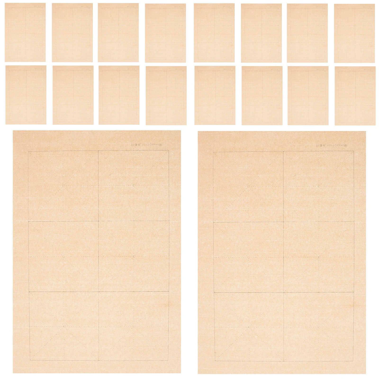 

100 Sheets Rice Letter Paper Practice Chinese Brush Daily Papel Chino Writing Calligraphy Pad and Painting Stationery