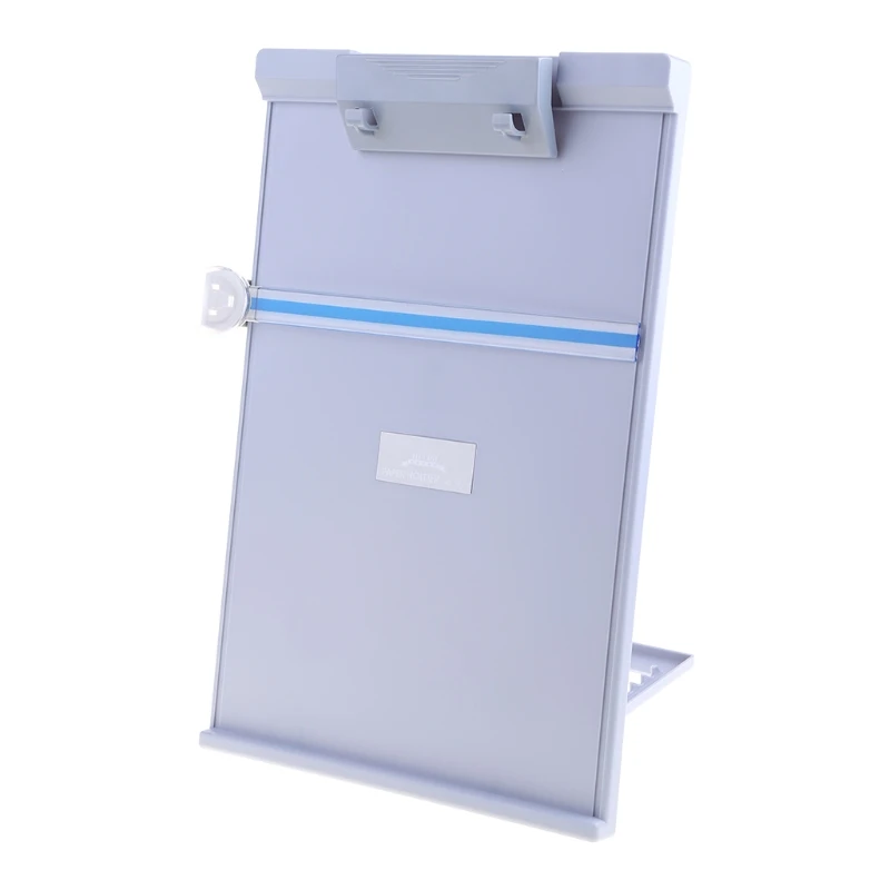 Porte-documents en plastique ajustable pour ordinateur, support pour livre T1, cadre de lecture, fournitures de bureau, D5QC