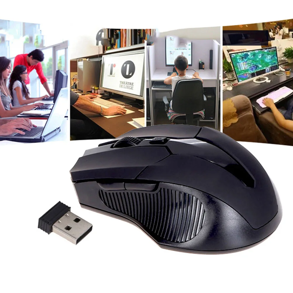 

Wireless Mouse Gaming for Laptop Mice Piece Ergonomic Black Lightweight