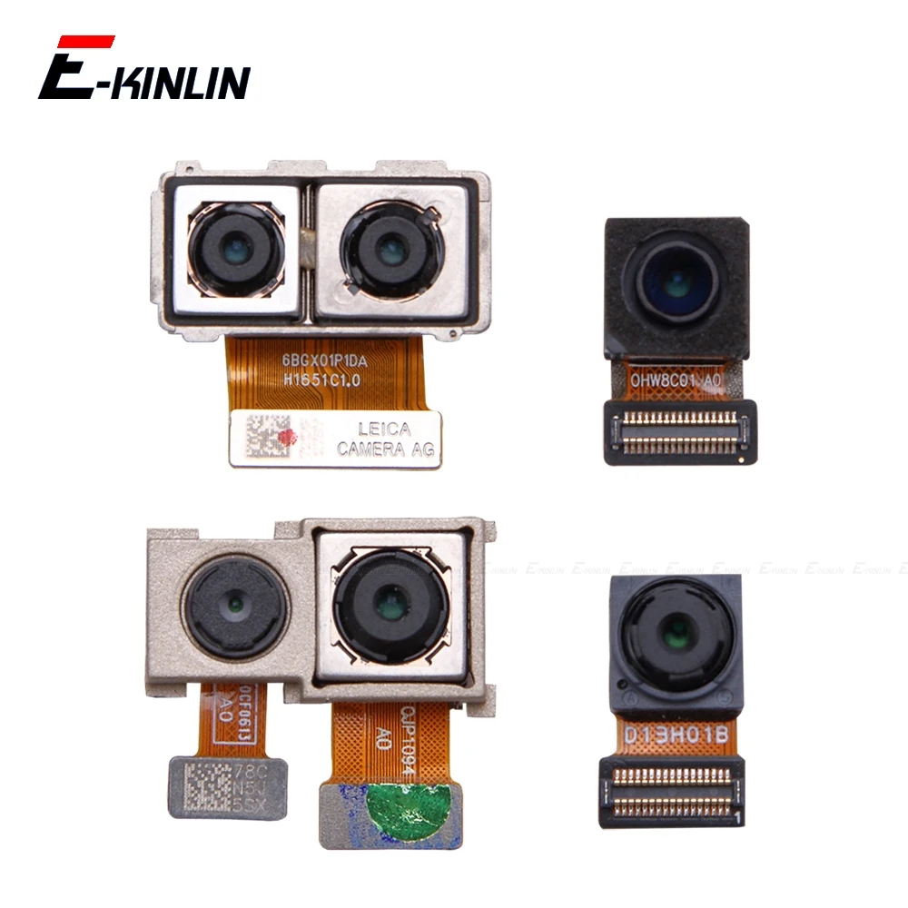 Rear & Front Facing Selfie Big Small Back Main Camera Module Ribbon Flex Cable Repair Parts For HuaWei Mate 10 9 Pro Lite