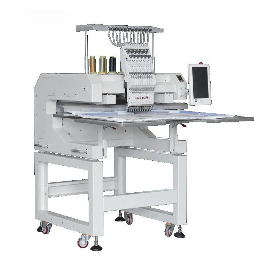 High-precision industrial embroidery machine, fully automatic multi-functional single-head 12-needle ready-to-wear embroidery