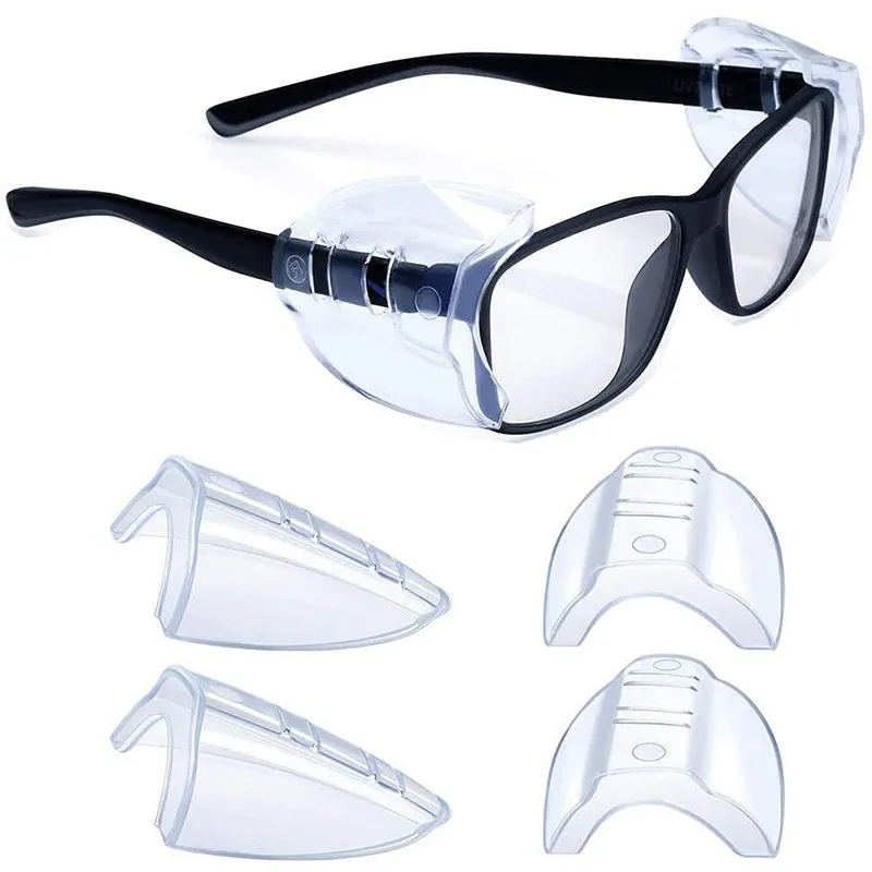 Bike Glasses Accessories Glasses Wing Side Shield Plug-in Transparent Suitable for Small and Medium Cycling Eyeglass Frames