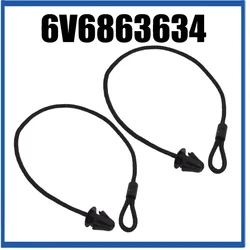 2pcs Parcel Shelf String Trunk Shelf Lanyard For Skoda For Fabia 2014-2021 6V6863634 Replace Car Accessories