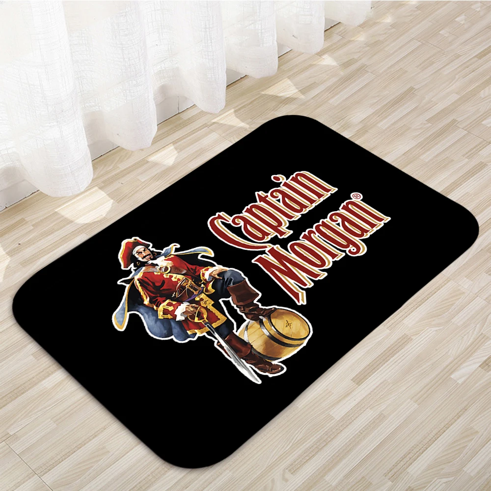 Captain morgan logo tapis de sol tapis de maison tapis de porte décor moderne tapis anti-dérapant tapis de sol 695
