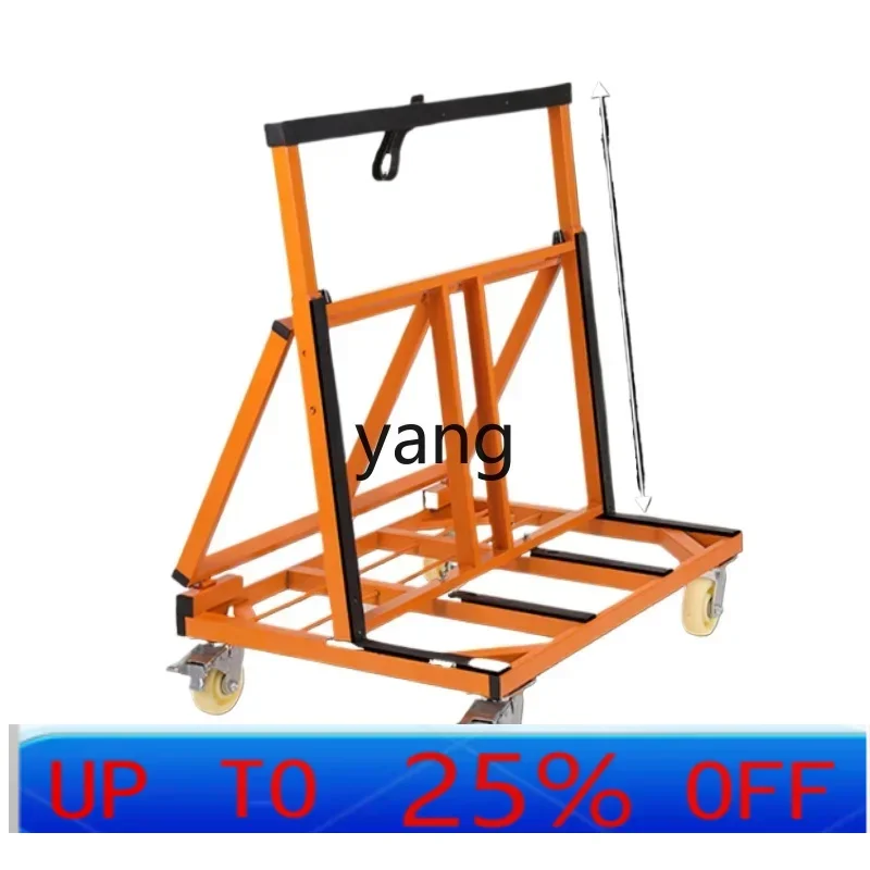 LTT foldable retractable door and window panel glass shelf cart