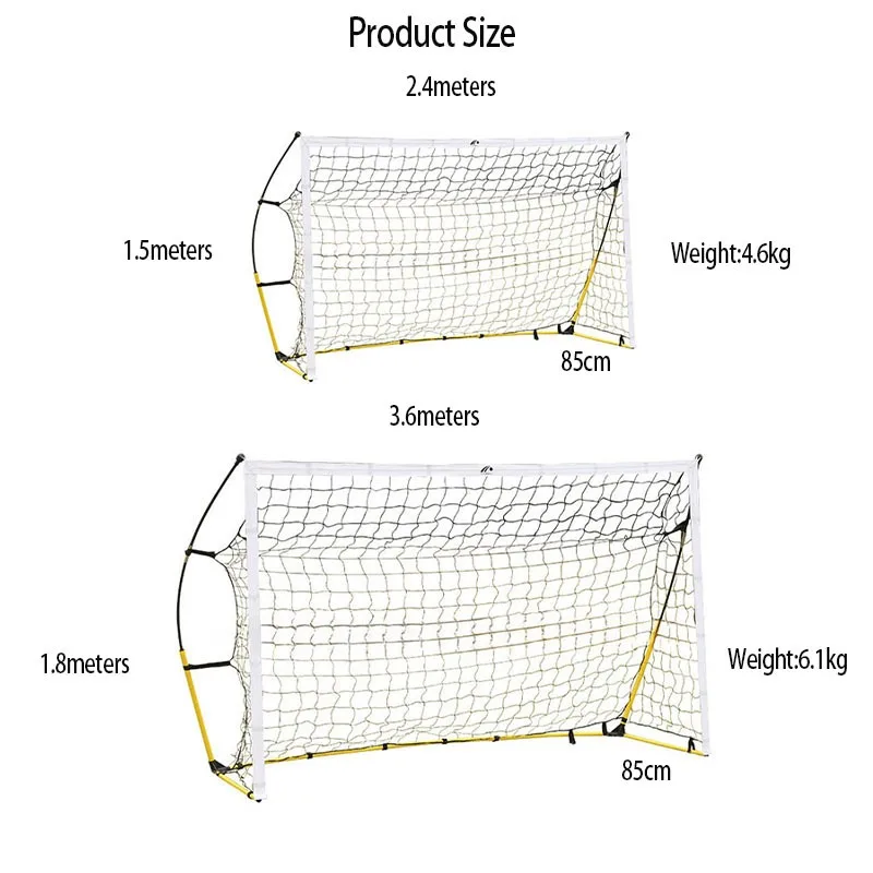 3.6*1.8meters Football Soccer Ball Goal Detachable Post Net Kids Indoor Outdoor Games Toys Sports Football Training Accessories