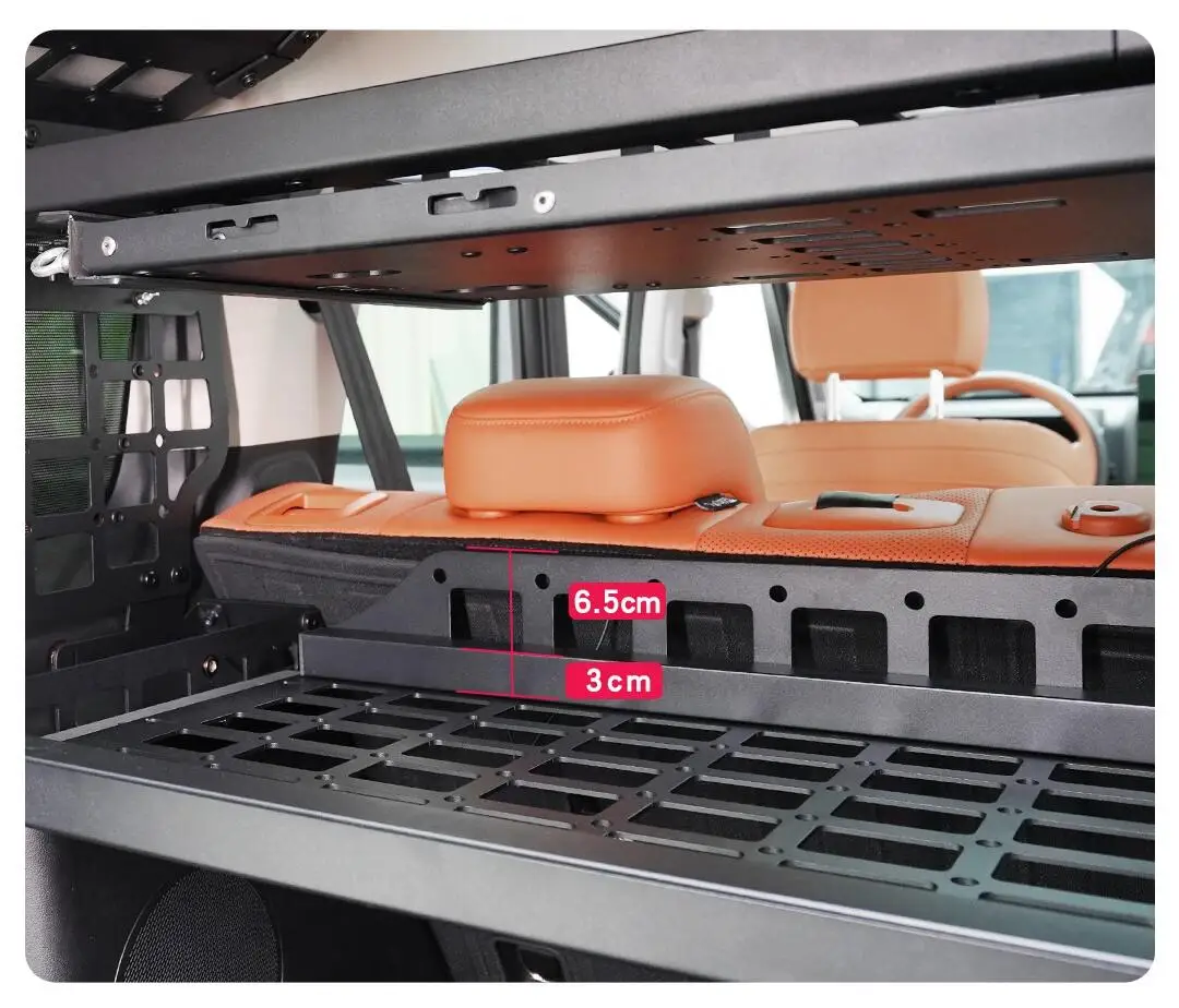 for Haval H9 5 Seater 2024 2025 CGZ Camping Table and Trunk Luggage Storage Modualr Panel Two Shelves Fit