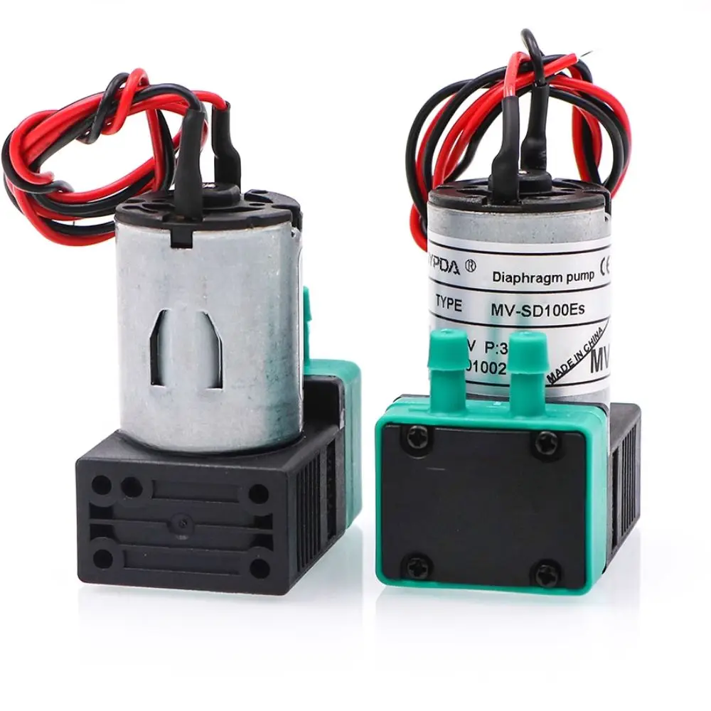 MV-SD100Es Lösungsmittel-Tintenpumpe DC 24V 3W |   100 ml/min Mikromembranpumpe für Drucker
