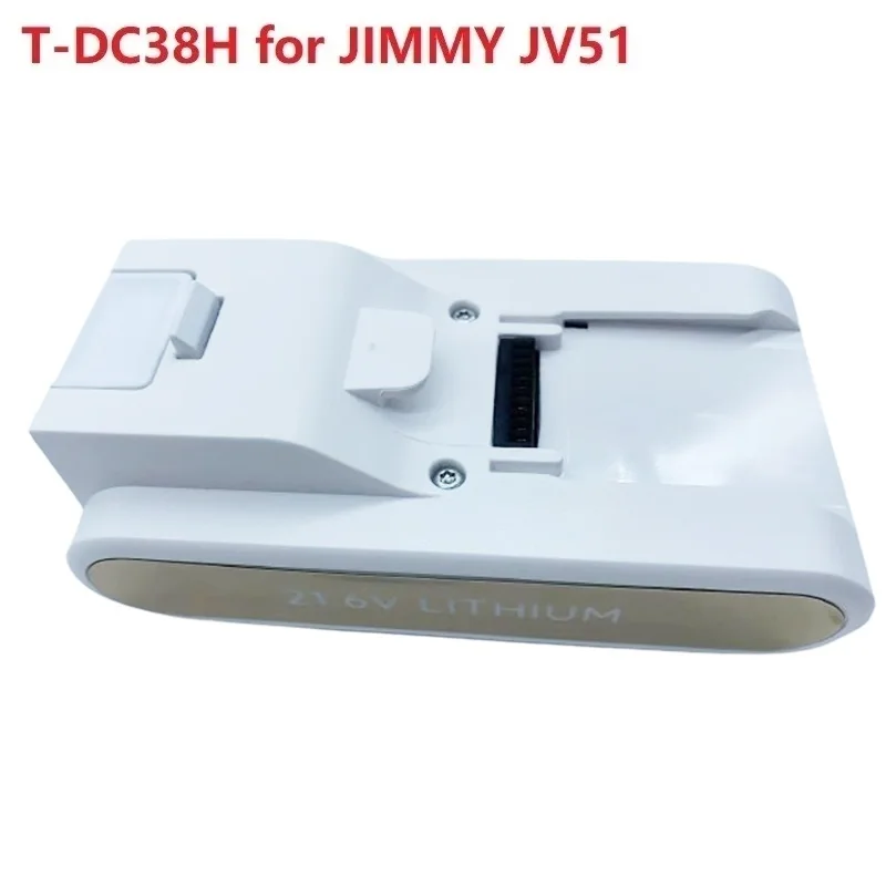 Batterie de remplacement T-DC38H pour aspirateur à main sans fil XIAOMI JIMMY JV51 JV53, forte aspiration, pièces de rechange