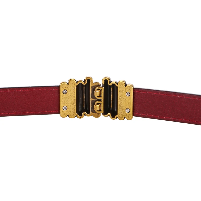 Women\'s Thin Waist Belt Genuine Leather With Dress Coat Senior Sense Vintage Belt 2023 Decorative Suit Sweater Waist Chain