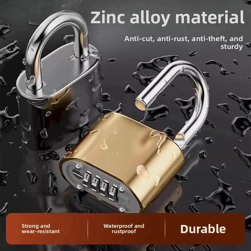 

Password Padlock Outdoor Rain-proof Rust-proof Anti-theft Window Yard Door Warehouse Lock Door Cabinet Door Cabinet Lock