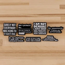 i have adhd Enamel Pin Quotes Badges on Backpack Brooches for Women Men Lapel Pins Funny Jewelry Cosplay Accessories Toys Gift
