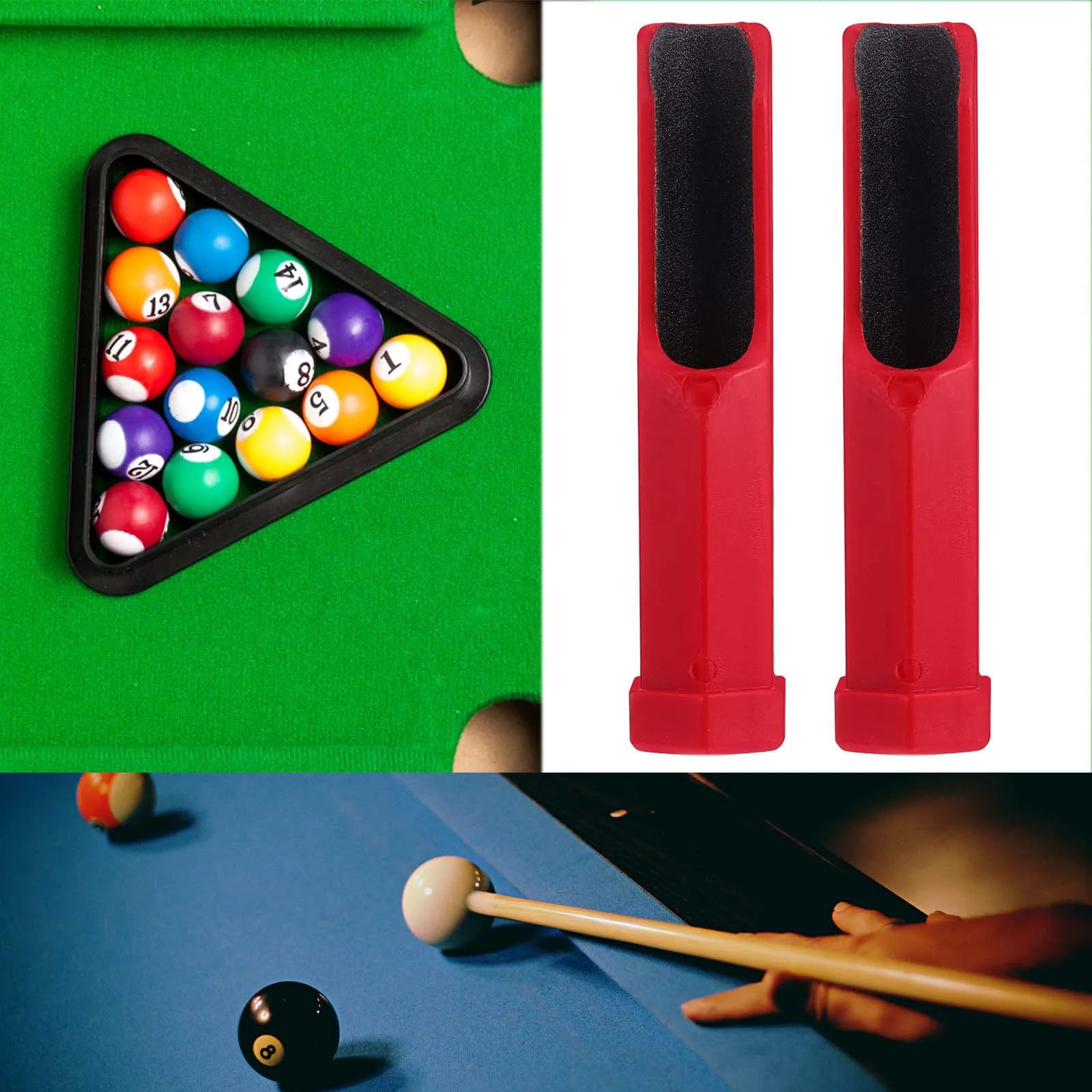 

2 Pcs Skin Scrubber Billiard Pool Cue Tip Burnisher Shaper Tool Tools Billiards